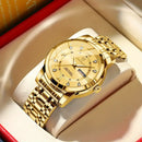 Relógio Masculino ChronoGlow - Quartzo com Calendário Duplo