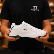 Tênis Casual Masculino Vegas Lacoste Branco e Verde