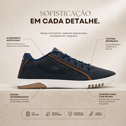 Tênis Casual Masculino Vegas Lacoste Azul Marinho