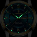 Relógio Masculino ChronoGlow - Quartzo com Calendário Duplo