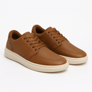 Tênis Musgo com Sola Alta em Couro Lançamento 2025