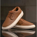 Tênis Musgo com Sola Alta em Couro Lançamento 2025