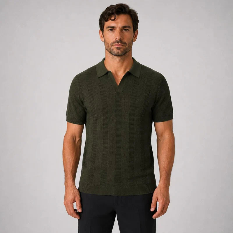 polo-trico-canelado-verde-musgo.webp