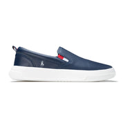 Tênis Casual Masculino Slip-On Polo Azul